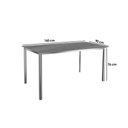 Ver imagem 5 de Conjunto: Mesa de Cozinha Reno Tampo Madeirado 90x160cm e 6 Cadeiras Amsterdã Cromado/nogueira -