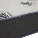 Ver imagem 1 de Cama Solteiro Simba Areia Fosco Pés Madeira Natural com Colchão D33 - Reller Móveis