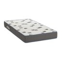 Ver imagem 5 de Cama Solteiro Simba Areia Fosco Pés Madeira Natural com Colchão D33 - Reller Móveis