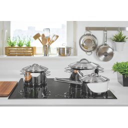 Caçarola Tramontina Solar Funda em Aço Inox Fundo Triplo com Tampa e Alças 16 Cm 1,8 L Tramontina - 3