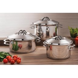 Caçarola Tramontina Solar Funda em Aço Inox Fundo Triplo com Tampa e Alças 16 Cm 1,8 L Tramontina - 9