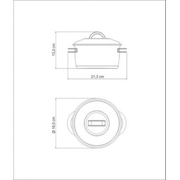 Caçarola Tramontina Solar Funda em Aço Inox Fundo Triplo com Tampa e Alças 16 Cm 1,8 L Tramontina - 8