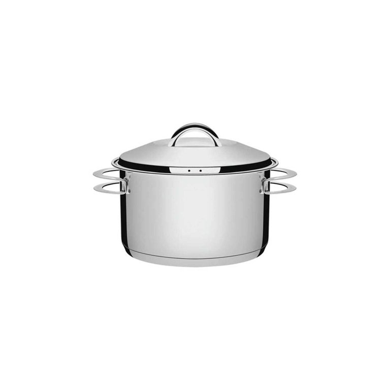 Caçarola Tramontina Solar Funda em Aço Inox Fundo Triplo com Tampa e Alças 16 Cm 1,8 L Tramontina