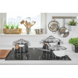 Caçarola Tramontina Solar Funda em Aço Inox Fundo Triplo com Tampa e Alças 16 Cm 1,8 L Tramontina - 5