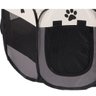 Cercado Pet Dobrável Portátil Casinha Cachorro Cão e Gatos Tamanho Extra Grande 110cm - Cinza - 10