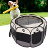 Cercado Pet Dobrável Portátil Casinha Cachorro Cão e Gatos Tamanho Extra Grande 110cm - Cinza - 11