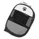 Ver imagem 5 de Cercado Pet Dobrável Portátil Casinha Cachorro Cão e Gatos Tamanho Extra Grande 110cm - Cinza