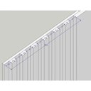 Ver imagem 4 de Cabeceira Cama Queen Ripada 3,50m Prt 100% Mdf Casa Lar Cor:prata