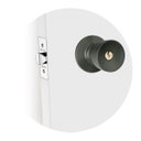 Ver imagem 1 de Fechadura Cilindrica Tulipa Ext Preto (Br90 Py) - Soprano