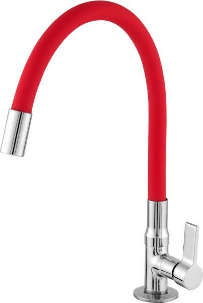 Torneira 1198 1/4 Flexible Red C-70 - Cobra - 1