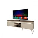 Ver imagem 3 de Rack para Tv até 75 Polegadas Lumen 2 Portas com Led Pinho/off White - Panorama Móveis