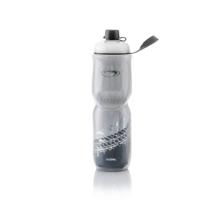 Garrafa Squeeze Térmica Rastro 700ml Branca com Tampa