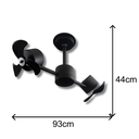 Ver imagem 6 de Ventilador de Teto Treviso Infinit Preto C/ Controle Remoto