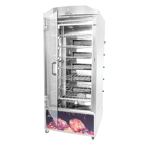 Assador de Frango e Carnes a Gás Bailon Grill Giratório 360° 120kg Bivolt 220004