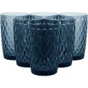 Ver imagem 3 de COPO LONG DRINK 12x8x8cm 370ml VIDRO AZUL 6PÇ NH