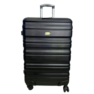 Mala de Bordo Viagem Rígida Rodas Duplas 360º Segredo Preta