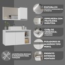 Ver imagem 7 de Conjunto de Gabinete Banheiro 80cm com Cuba e Espelheira