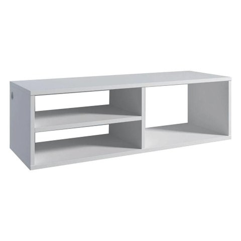 Bancada de Estudo Suspensa Branco em Mdf