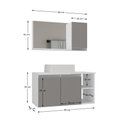 Ver imagem 4 de Conjunto de Gabinete Banheiro 80cm com Cuba e Espelheira