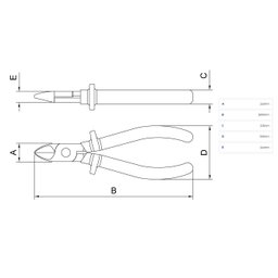 Alicate Corte Diagonal Isolado 1.000 V 6" Tramontina Pro 44002/106 - 2