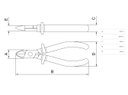 Ver imagem 2 de Alicate Corte Diagonal Isolado 1.000 V 6" Tramontina Pro 44002/106