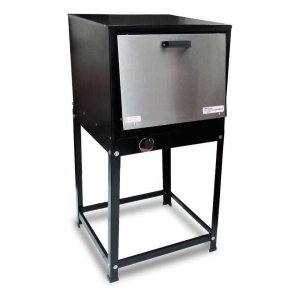 Forno Industrial com Cavalete Médio 90 Litros Tampa Inox - Cristalaço