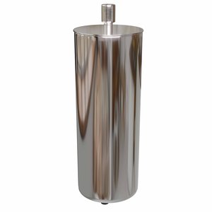 Porta Escova de Dente - Redondo - Cromado