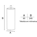 Ver imagem 2 de Porta Escova de Dente - Redondo - Cromado