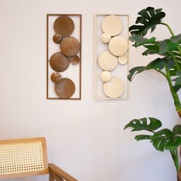 Adorno de Parede Circulos Marrom 61cm - 2