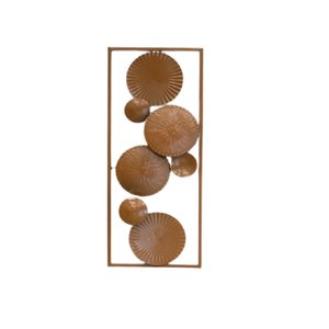 Adorno de Parede Circulos Marrom 61cm