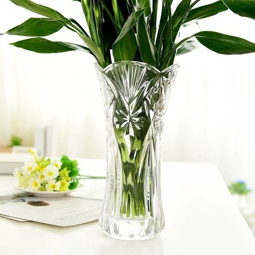 Vaso De Vidro Flores Decoração De Interiores 23 X 12 - 1