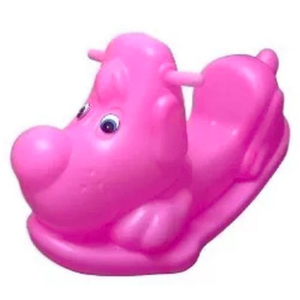 Quarto do Bebê Gangorra Cachorro Balanço Infantil - Balanço Cor Rosa