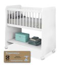 Ver imagem 3 de Mini Berço Moisés Rubi Peternella Branco com Colchão