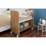Mini Berço Moisés Rubi Nature/Branco com Colchão - Mobili - 1