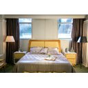 Ver imagem 2 de Cabeceira de Cama Ricco King Madeira com Palhinha Amêndoa