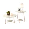Conjunto Mesa de Centro e Mesa de Apoio Lateral Liz  - 1
