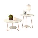 Ver imagem 1 de Conjunto Mesa de Centro e Mesa de Apoio Lateral Liz