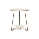 Ver imagem 4 de Conjunto Mesa de Centro e Lateral Liz Off White / Freijó