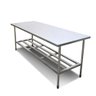 Mesa Inox 100% 180x65 com Grade Inferior Gastromixx - 1