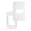 Ver imagem 1 de Placa com Suporte Fame Habitat 4x2 para Módulo Horizontal Branco