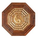 Ver imagem 1 de Quadro Oitavado Símbolo Baguá Yin-yang - 18,5cm