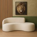 Ver imagem 1 de Sofá de Canto Mavie 3 Lugares com Chaise 230cm Off White Sofá Home