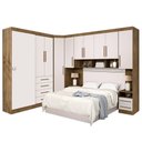 Ver imagem 1 de Dormitório Modulado Georgia Jequitibá/off White 1,38m J&A