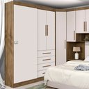 Ver imagem 4 de Dormitório Modulado Georgia Jequitibá/off White 1,38m J&A