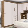 Dormitório Modulado Georgia Jequitibá/off White 1,38m J&A - 4
