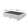 Cama Box Baú Solteiro 88x188x42cm Courino Linho com Pistão a Gás - 2