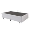 Cama Box Baú Solteiro 88x188x42cm Courino Linho com Pistão a Gás - 8