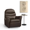 Poltrona do Papai Retrátil e Reclinável Corino Diamante Grécia Luapa Café - 3