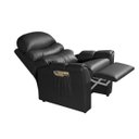 Ver imagem 2 de Poltrona do Papai Retrátil e Reclinável Corino Diamante Grécia Preta - Luapa