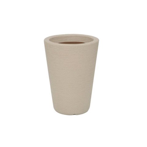 Vaso Em Polietileno Cone Terra 30cm Areia